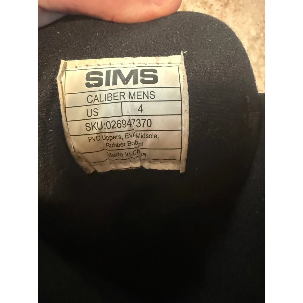 Sims Caliber Mens Snowboard Boots Black Size 4 026947370 All Mountain Riding